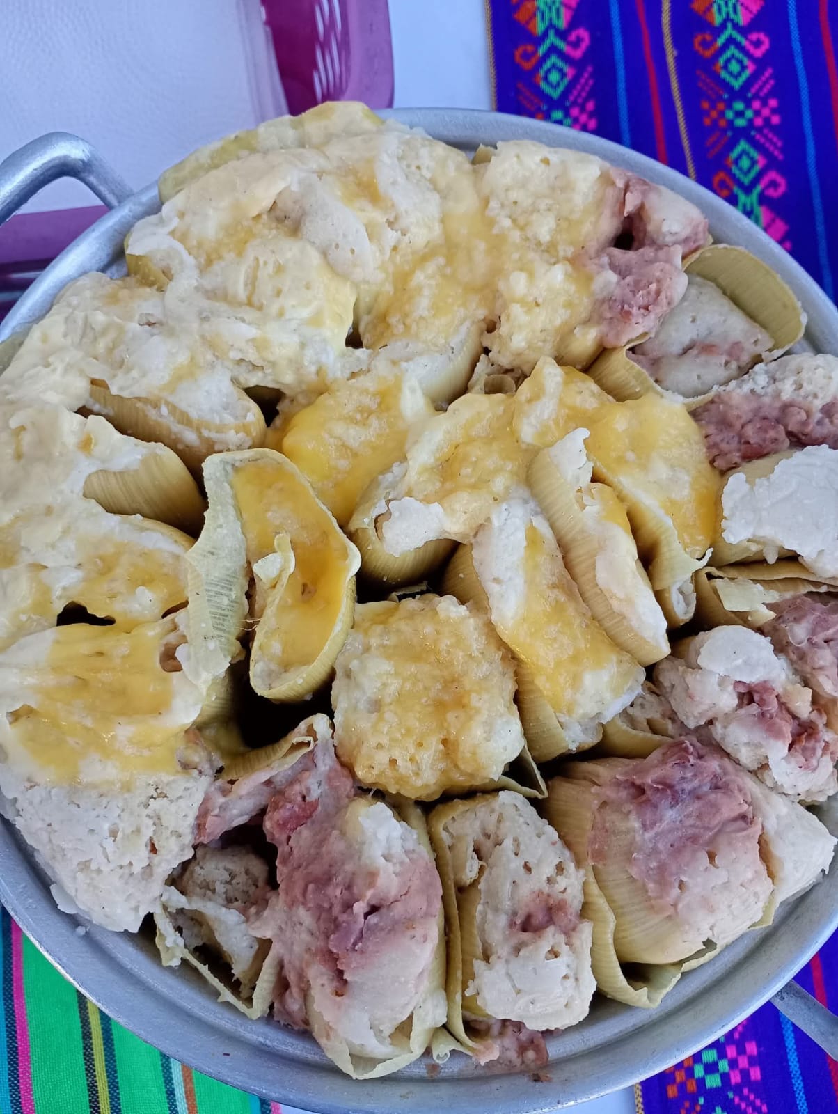 Tamales de Frijoles Y Queso