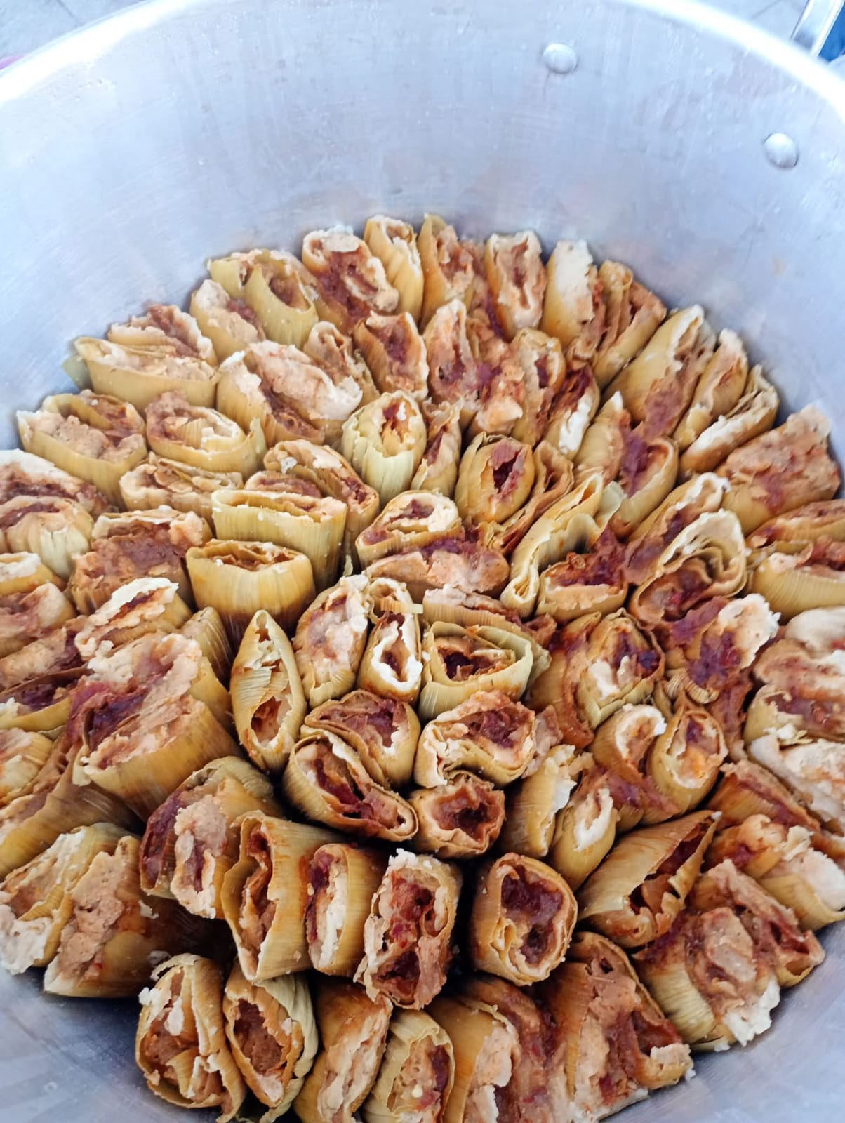 Tamal Rojo de Puerco